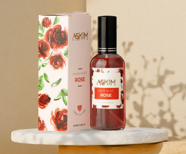 معطر الشعر رائحة الورد