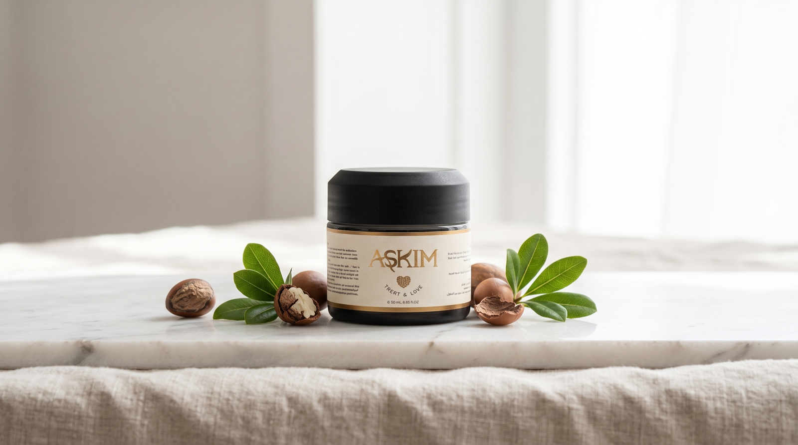 shea body butter jar by Askim