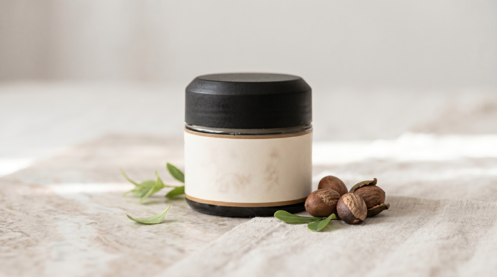 shea body butter jar by Askim