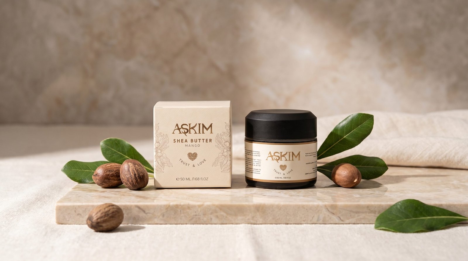 shea body butter jar by Askim