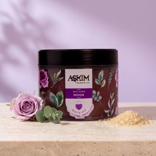 Moon Body Scrub 400g jar by Askim Cosmetics