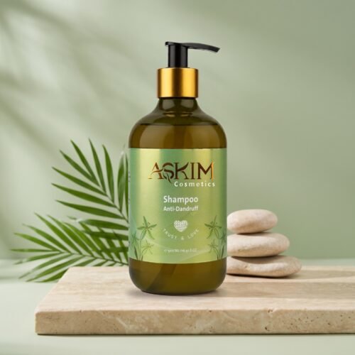Anti-Dandruff Shampoo 500ml bottle by Askim Cosmetics