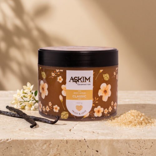Classic Body Scrub 400g jar by Askim Cosmetics